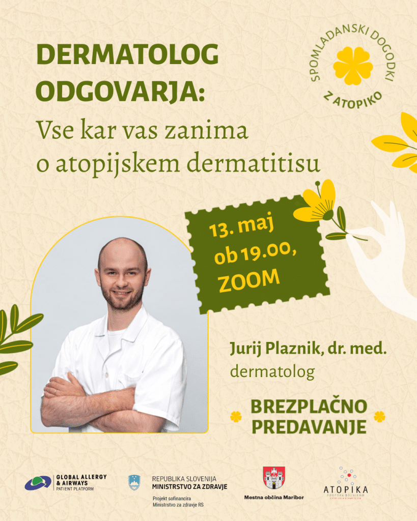 Dermatolog odgovarja na vprašanja o atopijskem dermatitisu